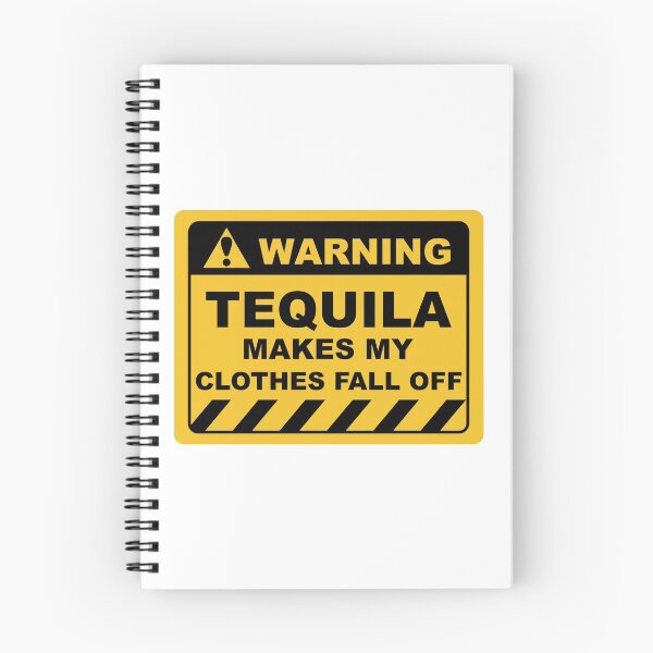 Item preview, Human Warning Sign TEQUILA MAKES MY CLOTHES FALL OFF Sayings Sarcasm Humor Quotes designed and sold by ColorMeHappy123.