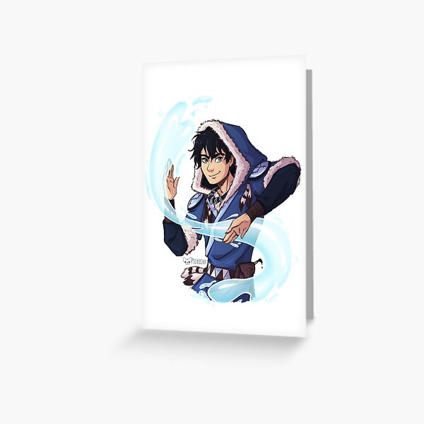"Percy Jackson Waterbender ATLAB" Greeting Card by SabrinaMarcos