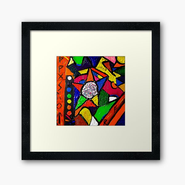 RUNES Framed Art Print