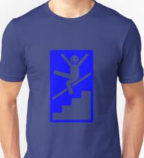 It is compulsory to slide down banisters Unisex T-Shirt