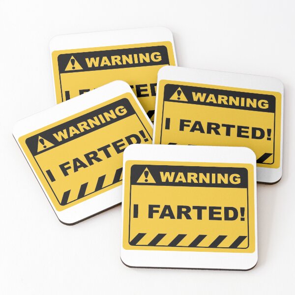 Item preview, Human Warning Sign I FARTED Sayings Sarcasm Humor Quotes designed and sold by ColorMeHappy123.