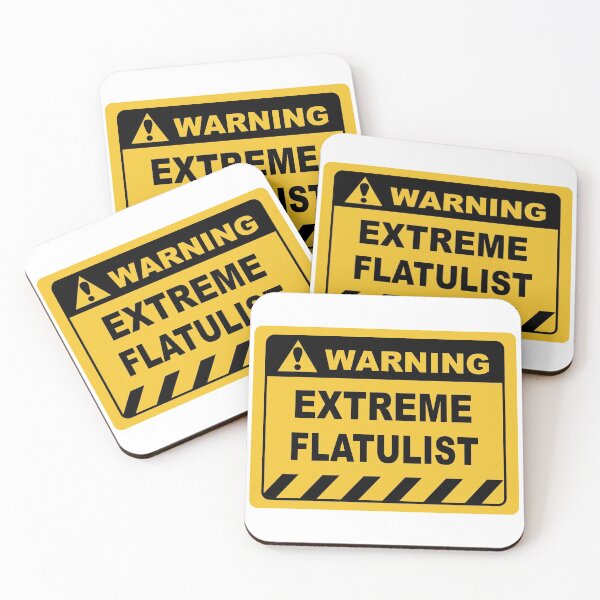 Item preview, Human Warning Sign EXTREME FLATULIST Sayings Sarcasm Humor Quotes designed and sold by ColorMeHappy123.