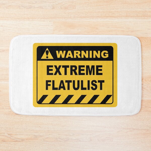 Item preview, Human Warning Sign EXTREME FLATULIST Sayings Sarcasm Humor Quotes designed and sold by ColorMeHappy123.