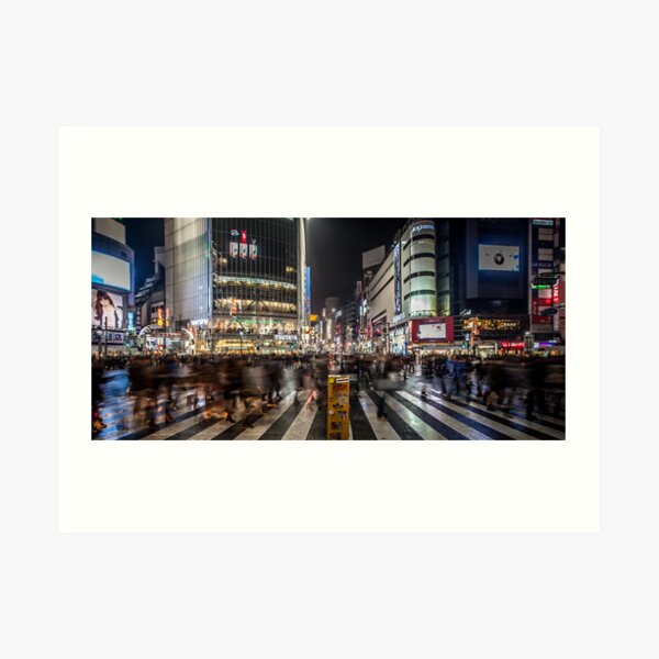 Shibuya crossing, Tokyo Japan Art Print