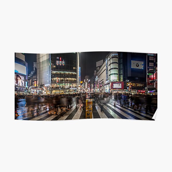 Shibuya crossing, Tokyo Japan Poster