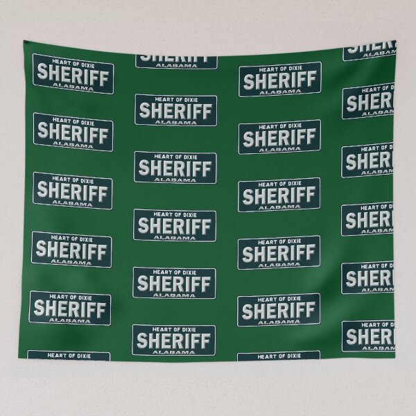 Item preview, Alabama Sheriff License Plate designed and sold by Lawrence Baird.