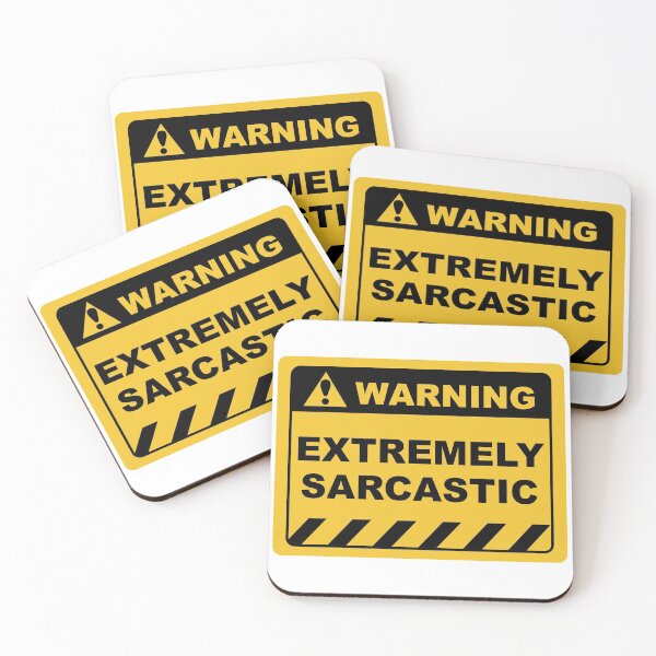 Item preview, Human Warning Sign EXTREMELY SARCASTIC Sayings Sarcasm Humor Quotes designed and sold by ColorMeHappy123.