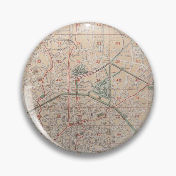 Item preview, Vintage Map of Antwerp Belgium (1877) designed and sold by BravuraMedia.