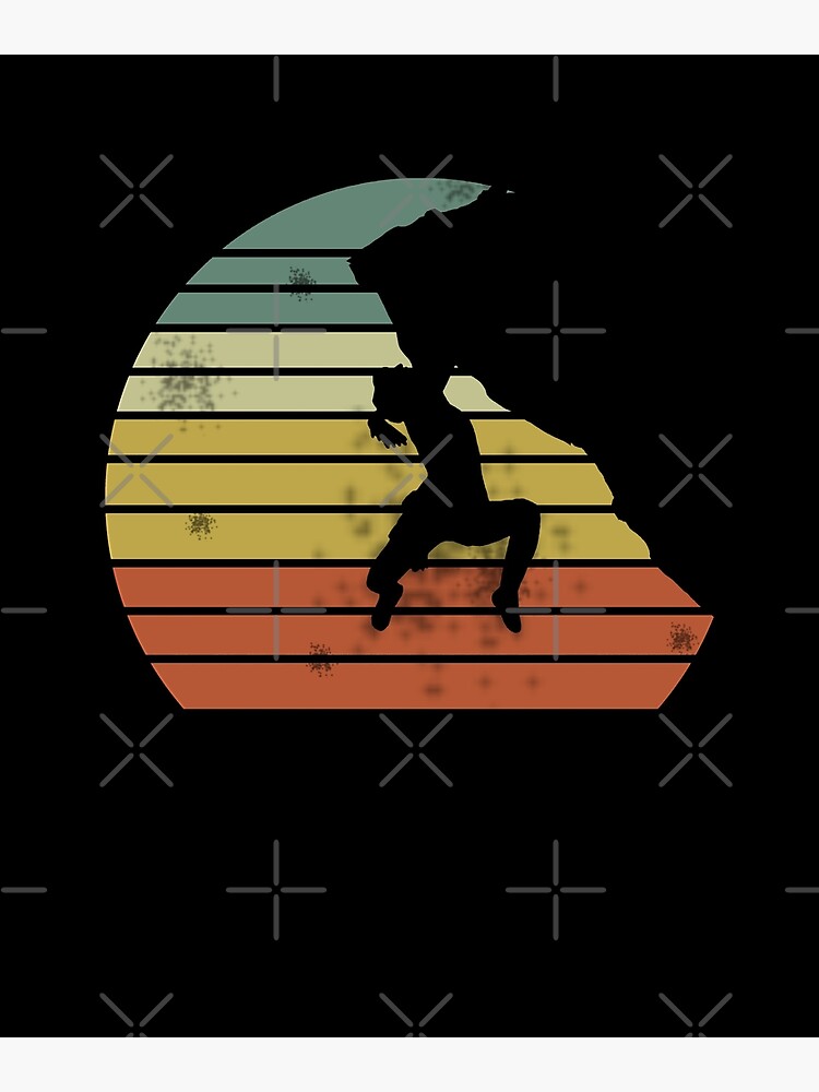 Bouldering - Distressed Retro Rock Climbing T-Shirt Bouldering - Distressed Retro Rock Climbing T-Shirt