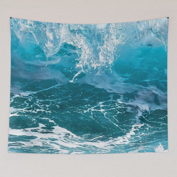 Item preview, Ocean Breaking Wave Surf Water Design designed and sold by luvvvvvit.