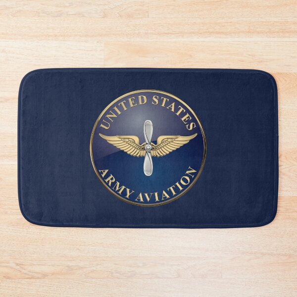 Item preview, U.S.  Army Aviation - Branch Insignia over Blue Velvet designed and sold by Serge Averbukh Art Studio.