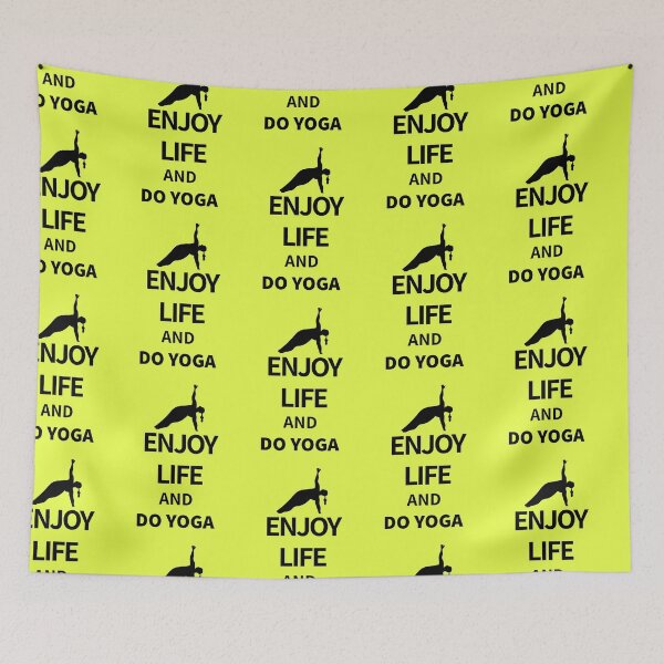 Item preview, Enjoy life and do yoga designed and sold by Sujitmone.