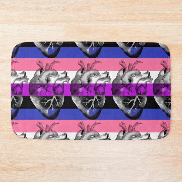 Item preview, Genderfluid Pride Anatomic Heart designed and sold by incloudines.