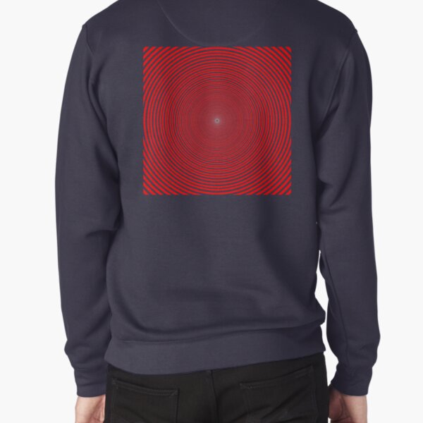 Optical illusion Concentric Circles Geometric Art - концентрические круги Pullover Sweatshirt