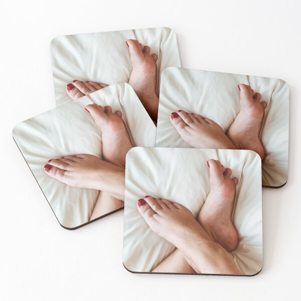 Item preview, Red toes in the pillows designed and sold by SilverVixxxen.