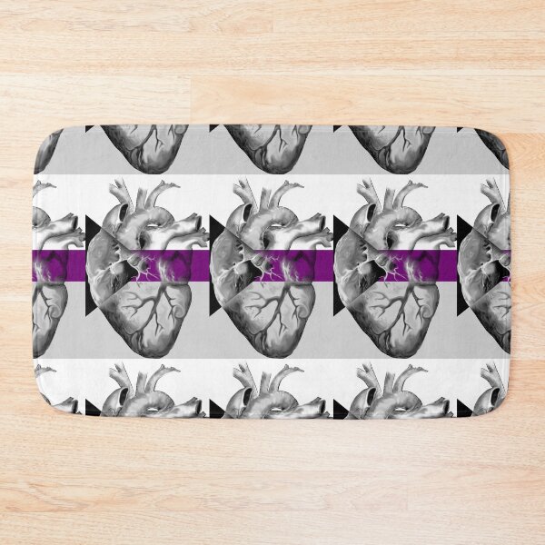 Item preview, Demisexual Pride Anatomic Heart designed and sold by incloudines.
