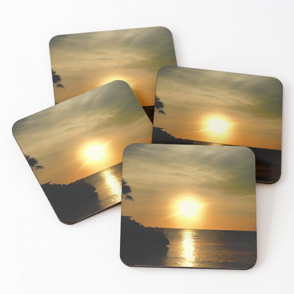 Item preview, Sunset over the Caribbean Sea  designed and sold by Cosmicwaves14.