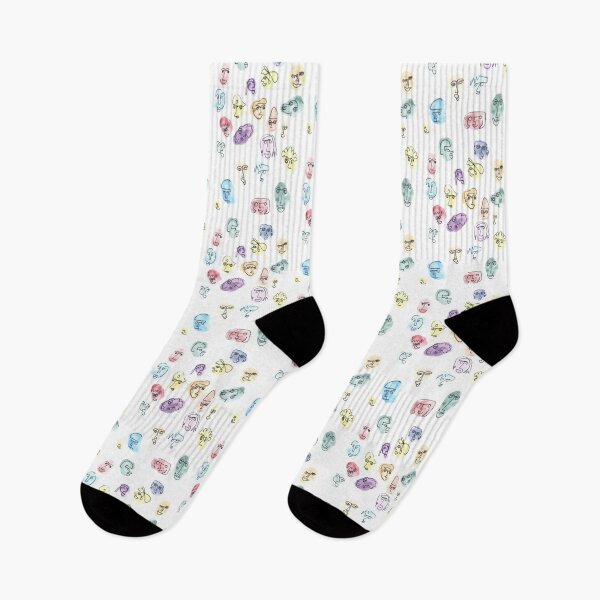 Item preview, Abstract Lines and Abstract Faces designed and sold by OrangeDenim.
