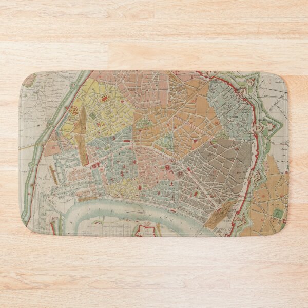 Item preview, Vintage Map of Antwerp Belgium (1893) designed and sold by BravuraMedia.