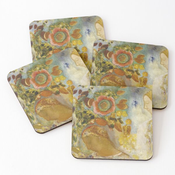 Item preview, Odilon Redon - Two Young Girls Among Flowers designed and sold by vakashop.