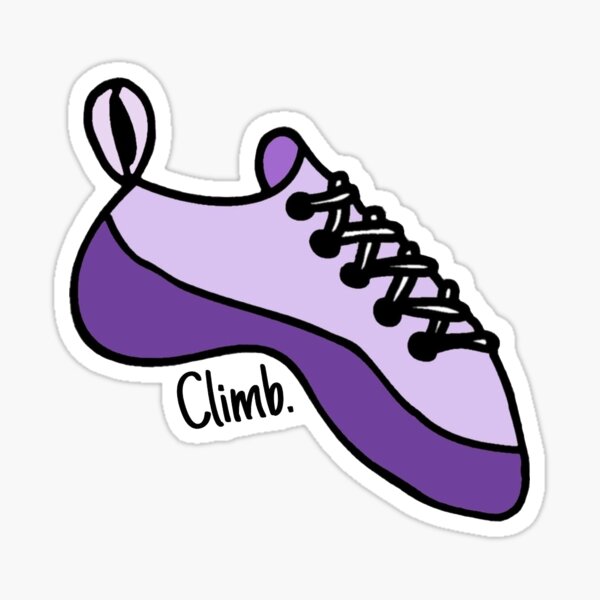 Climbing Shoe Stickers for Sale