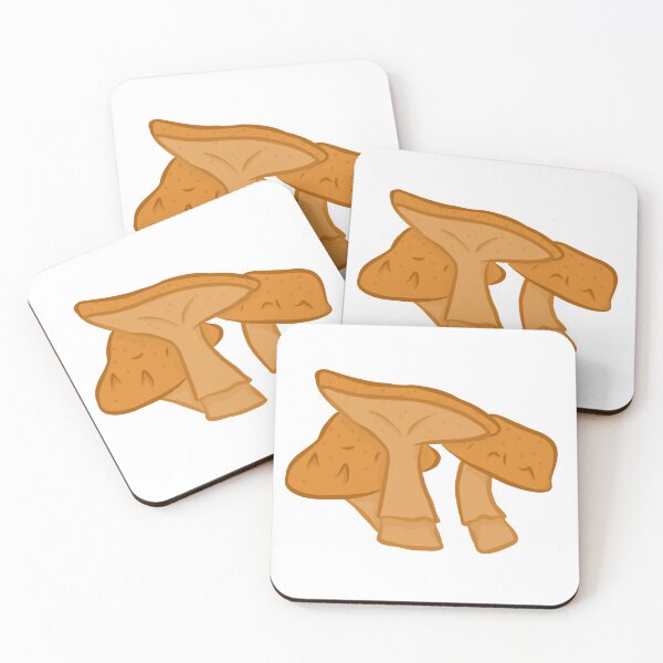 A Cluster of Mushrooms Coasters (Set of 4)