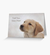 Cold Nose Warm Heart Greeting Card