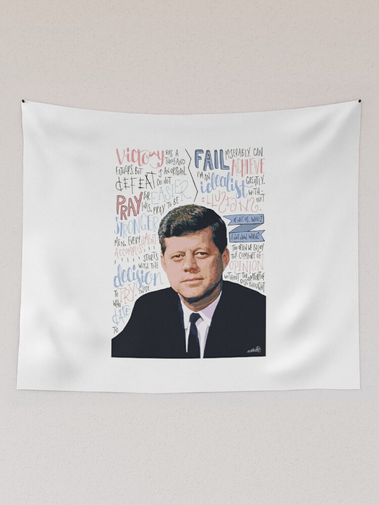 John F Kennedy JFK Tapestry