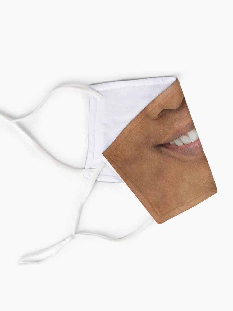 Alternate view of Black Woman Smile Smiling Quarantine Mask Mask