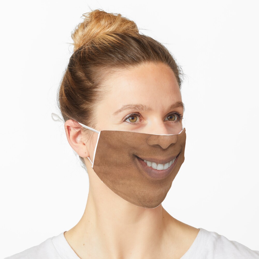 Black Woman Smile Smiling Quarantine Mask Mask