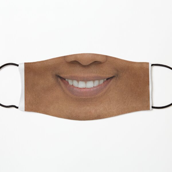 Black Woman Smile Smiling Quarantine Mask Kids Mask
