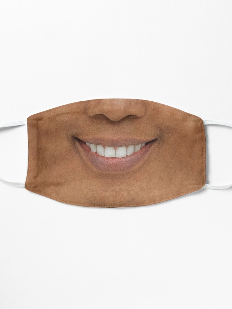 Alternate view of Black Woman Smile Smiling Quarantine Mask Mask