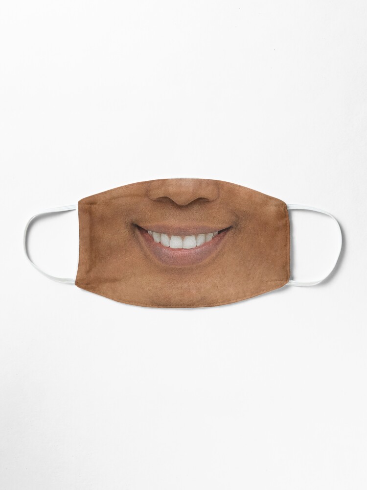 Alternate view of Black Woman Smile Smiling Quarantine Mask Mask