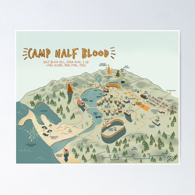 Camp Half Blood Map (Recreated to my likings) by MarioToasters on DeviantArt