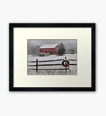 Clarks Valley Christmas Framed Print