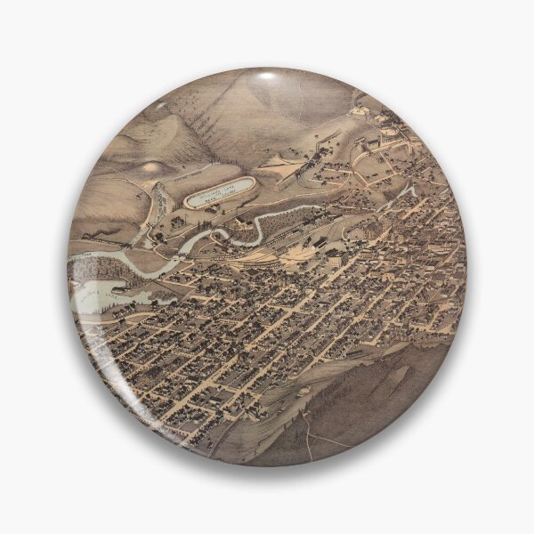 Item preview, Vintage Pictorial Map of Aspen CO (1893) designed and sold by BravuraMedia.