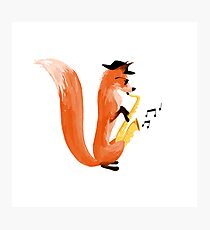 Jazzy Fox Photographic Print