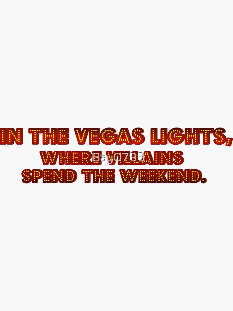 In The Vegas Lights - Panic! Design by Bay0799