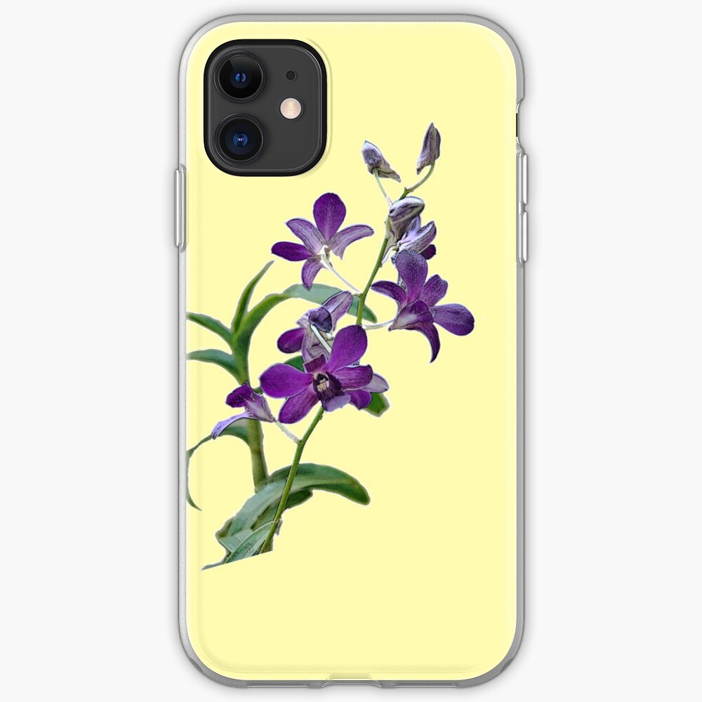 Purple Cymbidium Orchids for iPhone iPhone Case & Cover