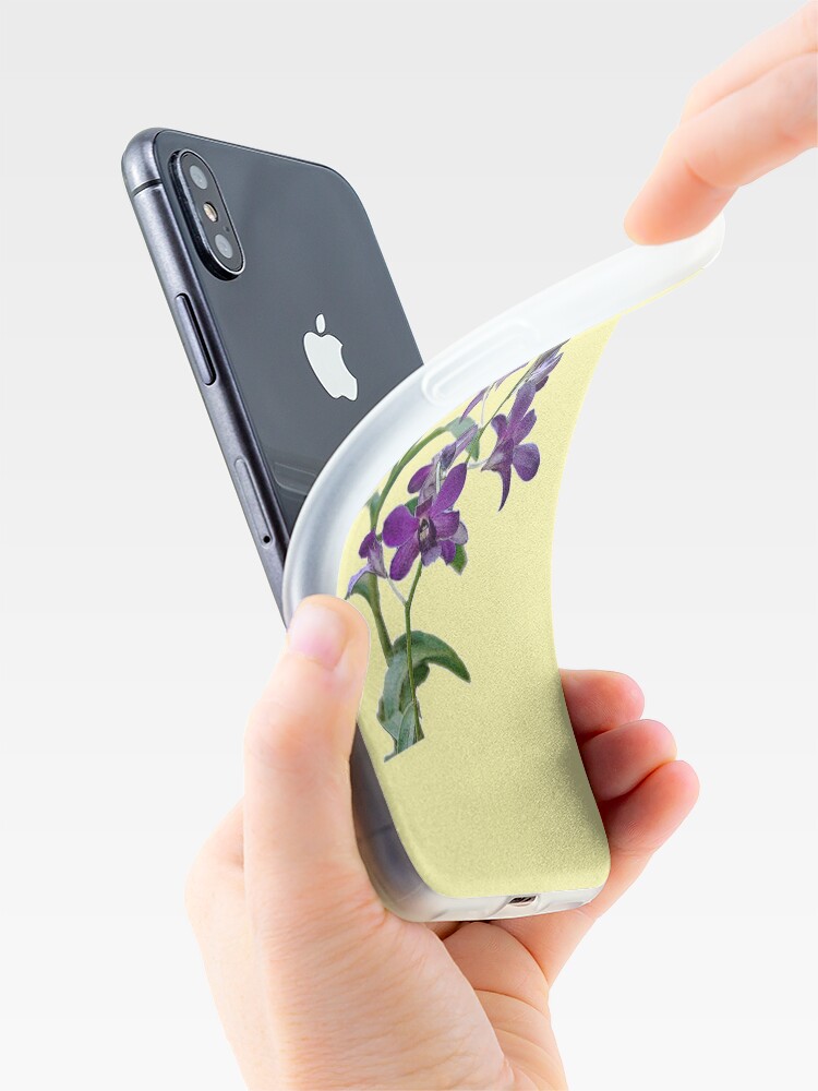 Alternate view of Purple Cymbidium Orchids for iPhone iPhone Case & Cover