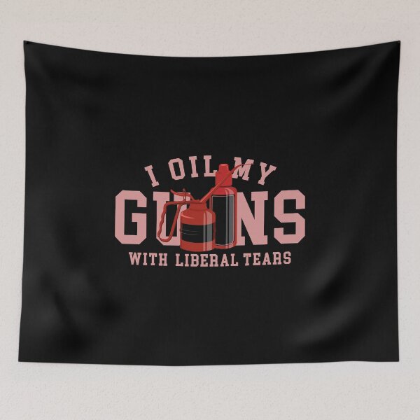 Item preview, Funny Liberal I Oil My Guns With Design Perfect Gift Idea graphic designed and sold by AYDreamers.