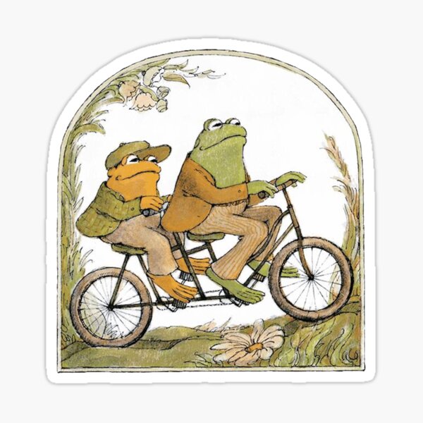 Frog and Toad Plushies | Sticker