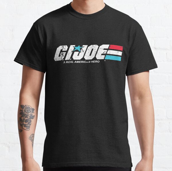 GI Joe Logo|Faded, Distressed Artwork|American Hero|1980's Cartoon|Retro|Americana|GI Joe Cartoon Classic T-Shirt
