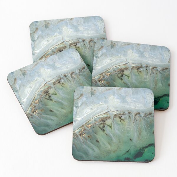 Item preview, Green Abstract Landscape designed and sold by moss&moon designs.