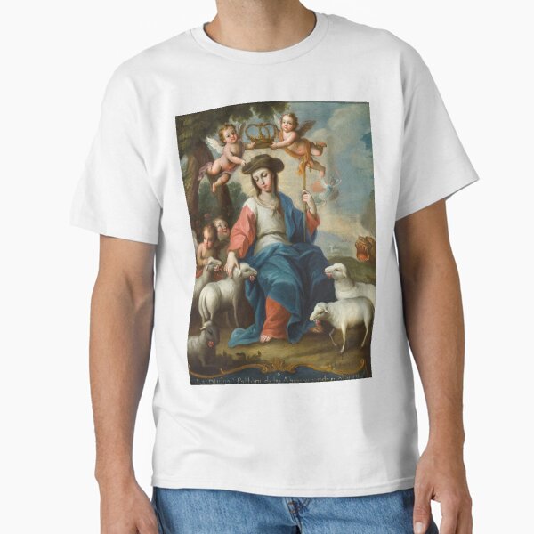 Vista previa del artículo con la obra «Miguel Cabrera - La Divina Pastora», diseñado y vendido por vakashop.