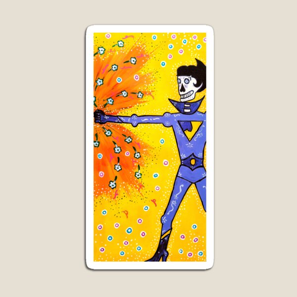 Wonder Twin Jayna Day of the Dead Magnet