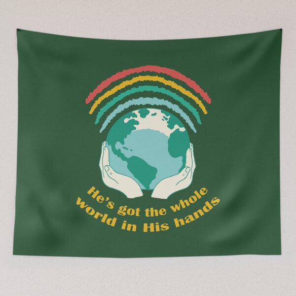 Item preview, He's Got the Whole World in His Hands designed and sold by bk2218.
