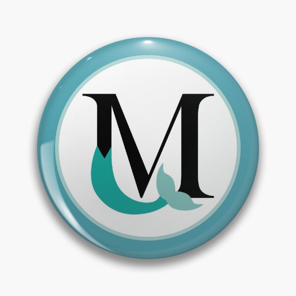 Item preview, Mermaid letter (Turquoise Blue Version) designed and sold by dddartandstory.