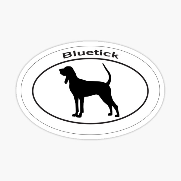 Bluetick Coonhound Stickers | Redbubble