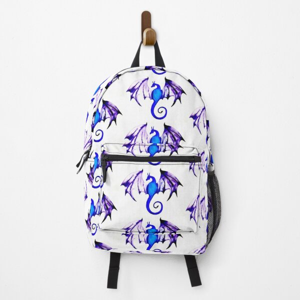 Dragon Backpacks Redbubble - purple dragon skin head roblox